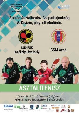 Play off elődöntő ISK-FSK Székelyudvarhely - CSM Arad